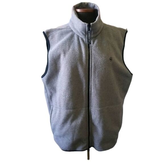 Nautica Gray Men's FLEECE Vest size large - Picture 1 of 12